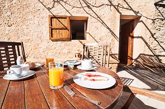 Finca S' Hort de sa Begura: Frühstück auf der Finca