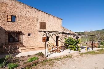 Finca S' Hort de sa Begura: Finca Begura Terrasse