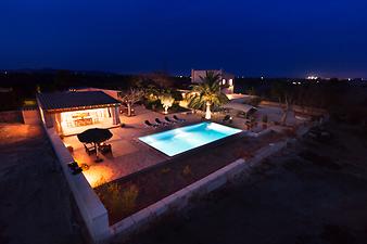 Finca Es Collet: Lichter von Portocristo