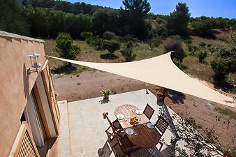 Finca Son Vives: Blick von der oberen Terrasse