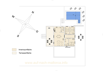 Finca Son Frau: Grundriss