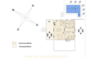 Finca Son Frau: Grundriss