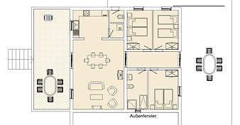 Finca Son Frau: Grundriss Haus