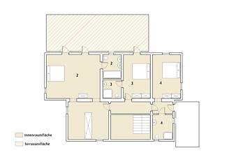 Finca Rotana: Obergeschoss