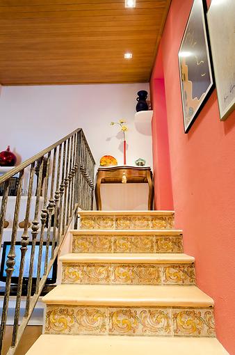 Finca Es Moli de son Pocapalla: Treppe zum Schlafzimmer Nr. 3