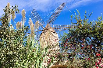 Finca Es Moli de son Pocapalla: Mühle bei Sant Llorenc