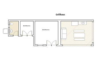 Finca Casa Alba: Grundriss vom Grillhaus