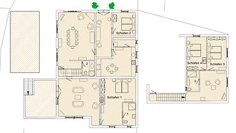 Finca Es Collet: Grundriss Haus