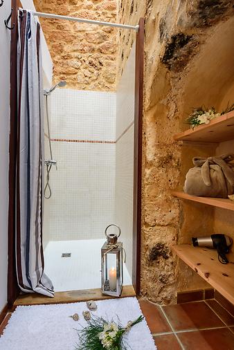 Finca Sa Gruta Vella: das Badezimmer