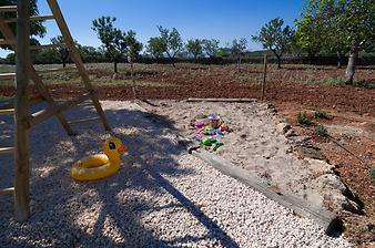 Finca S'Estador: Sandkasten