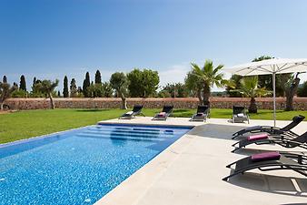 Finca Ca S' Amitger de son Forteza: Poolterrasse