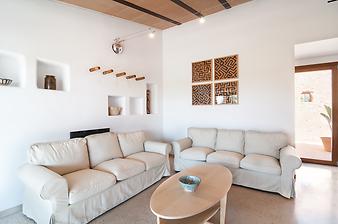 Finca Ca S' Amitger de son Forteza: Sofaecke im Wohnzimmer