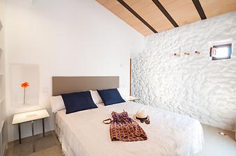 Finca Ca S' Amitger de son Forteza: Schlafzimmer mit Kingsize Bett