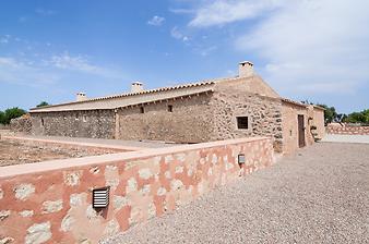 Finca Ca S' Amitger de son Forteza: Die Rückseite des Ferienhauses