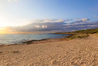 Sonnenaufgang am Strand