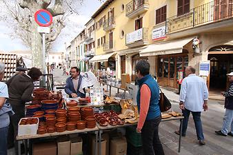 Finca Es Puixet: Dienstags ist Wochenmarkt in Arta