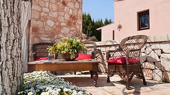 Finca Es Collet: Garten der Finca