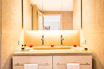 Fincahotel Sa Franquesa Nova: Beispiel 1 für ein Bad der Zimmerkategorie Premium. 