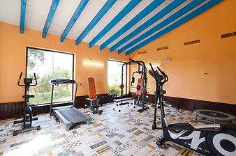 Fincahotel Son Trobat: Fitnessraum