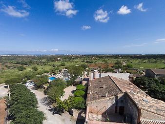 Finca Sa Gruta Vella: Meerblick