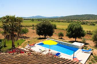 Finca Son Negre: Blick von der Dachterrasse