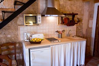 Finca Es Pla de Llodra: Zitronen in der Kitchenette