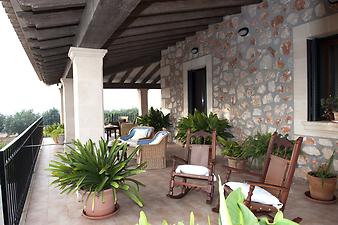 Finca Can Corem de Son Moix: Finca Can Corem - Terrasse