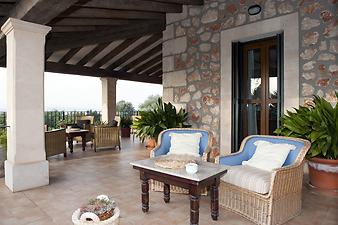 Finca Can Corem de Son Moix: Finca Can Corem - Terrasse