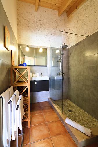 Finca Cas Pages des Pujol: Badezimmer Dusche