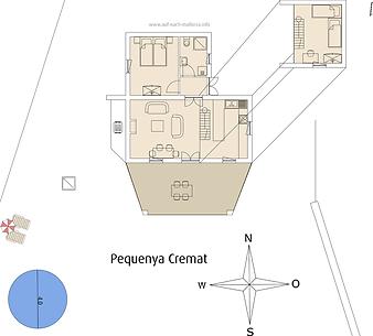 Finca La Pequenya Cremat: Grundriss