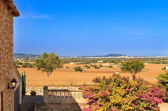 Finca Albadallet: Südseite Blick nach Manacor