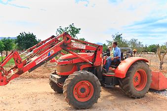 Finca Can Pere Rei: Traktor 