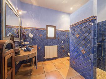 Finca Es Turonet: Badezimmer im Erdgeschoss