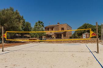 Finca Predio Ca Na Lluca: Beachvolleyplatz Predio Ca na Lluca