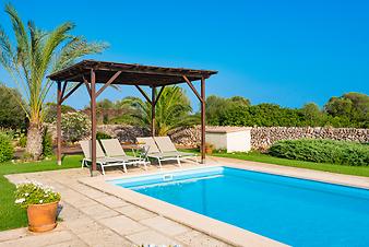 Finca Can Guillem Boquet: der Pool von Can Guillem Boquet
