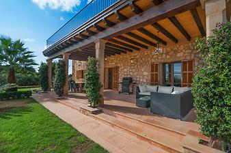 Finca Rotana: Überdachte Terrasse