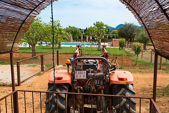 Finca Can Pere Rei: Traktor Can Pere Rei