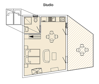 Finca Es Puixet: Studio