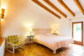 Finca Es Rafal Roig: Appartement SArc Schlafzimmer