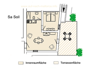 Finca S' Hort de sa Begura: Grundriss Sa Soll