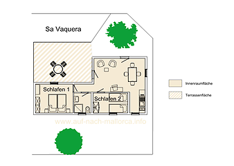 Finca S' Hort de sa Begura: Grundriss Sa Vaquera