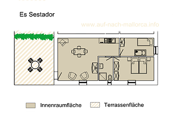 Finca S' Hort de sa Begura: Grundriss Es Sestador