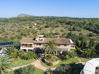 Finca S'Arbocar: Finca S'Arbocar - Sant Llorenc des Cardassar - Südansicht