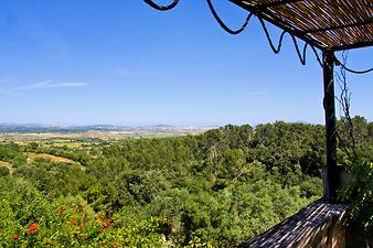 Finca Son Torrat: Blick von der Dachterrasse