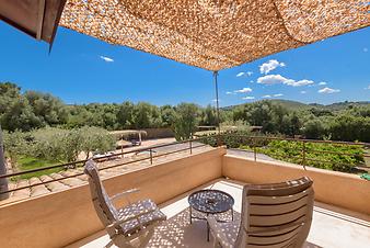 Finca Can Prim: Landschaftsblick von der Dachterrasse