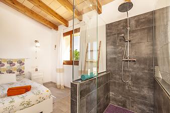 Finca Son Duri Nou: Moderne Dusche 