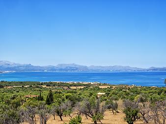 Finca Can Mengol: Blick aufs Tramuntana Gebirge