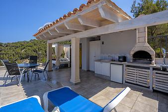 Ferienhaus Casa Catalina: Außenküche auf Casa Catalina in Canyamel