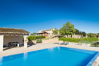 Finca Sa Franquesa Vella: Tischtennis am Pool