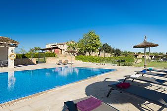 Finca Sa Franquesa Vella: Überlaufpool - Infinity Pool
